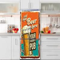 Pegatina Personalizada Para Nevera Decoración De Pared Resistente Al Agua Y Aceite PVC Estilo Moderno Adhesivo Para Hogar Y Habitaciones - details 7