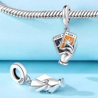 Encantos Originales De Plata 925 Para DIY Pulsera Y Collar Joyería Para Mujer Con Deseño De Sol Y Luna Joyas Delicadas - details 103