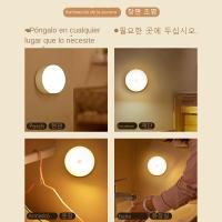Luces Nocturnas LED Recargables USB 3 Modos Adhesión Magnética Luz De Emergencia Para Cama Armario Gabinete 2pcs - details 3