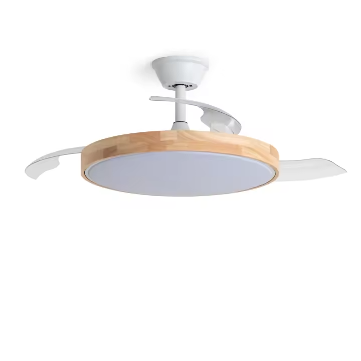 Ventilador de Techo con luz Silencioso DC aspas retráctiles Dari - 1