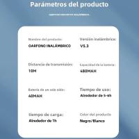 Auriculares Inalámbricos De Conducción Ósea De Alta Calidad Bluetooth Reducción De Ruido Para Deportes Y Gaming Compatible Con Xiaomi E iPhone - details 13
