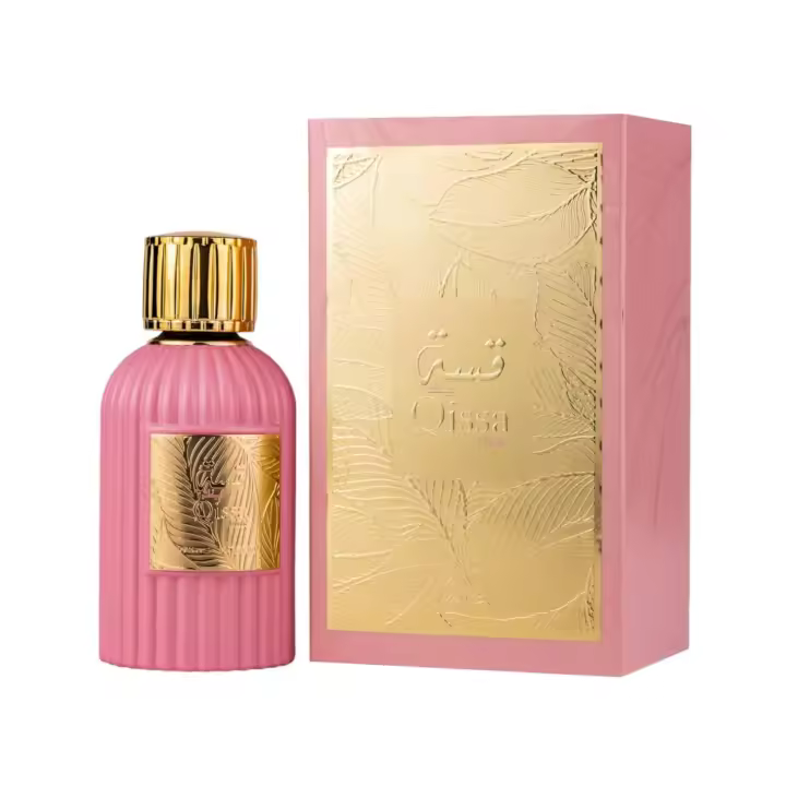 "Perfume Árabe 100% Original Qissa Pink Paris Corner – Esencia Femenina de Lujo y Tradición Oriental en Frasco de 100 ml" - 1