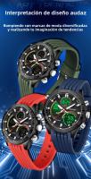 Reloj Deportivo Para Hombre SANDA Con Pantalla Dual Resistente Al Agua 5ATM Luminoso Cuarzo Estudiante Reloj De Mano Con Muestrador Digital Y Analógico - details 3