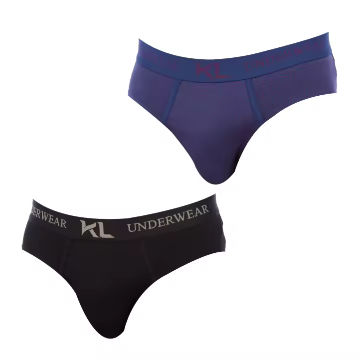 Kisses and Love-Pack 2 Slips Básicos tejido transpirable KLS2 hombre - 1