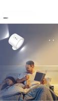 Lámpara De Pared LED Con Control Táctil Doble Cabeza 360 Rotatable 3 Colores Luz Nocturna Inalámbrica Para Dormitorio Luz Diaria Contemporánea Para Cocina Comedor Estudio Baño - details 8