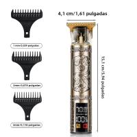 Cortador De Pelo Profesional Con Pantalla LED Y Carga USB-C Recortadora De Pelo Sin Cable Trimmer De Cabello Largo Para Cabello Y Barba - details 4