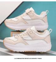 Patines De Rodillos Para Niños Calzado Deportivo Casual Desmontable Para Hombres Y Mujeres Regalo Zapatos De Parkour Cuatro Ruedas - details 8