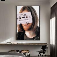 Póster Retro De DJ Aphex Twin 1PC Pegatina De Papel Impermeable HD Para Decoración De Pared De Dormitorio Entrada Casa Sala De Estar Bar - details 19