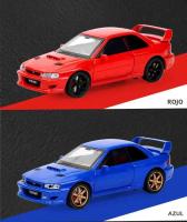 Coche De Deportes Subaru Impreza JKM 1:32 En Miniatura De Aleación Con Sonido Y Luz Vehículo Diecast Metal Juguete Para Niños - details 12