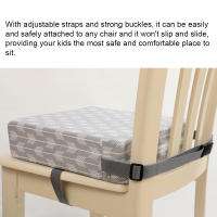 Cojín De Asiento Ajustable Y Desmontable Para Niños Seguridad En Silla De Comedor Con Almohadilla Almohadilla De Almohadillas Antideslizante Y Lavable - details 2