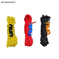 4Pcs Cordones De Camping Reflector Para Tienda De Campaña Con Hebilla Resistentes Al Viento Accesorios Para Canopy Y Tarp - details 6