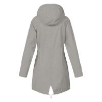 Chaqueta De Lluvia Para Mujer En Color Sólido Casual Impermeable Con Capucha Abrigo De Montañismo a Prueba De Viento De Polyester Y Spandex Cierre De Cremallera Estilo Regular Longitud Larga - details 24