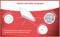 Banner - Plafon LED cuadrado Luz calida