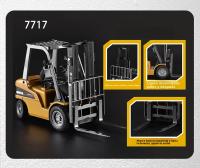 HUINA 1:50 Excavadora De Escala De Aleación Juguetes Diesel Hidráulico Bulldozer Coche De Construcción Para Niños Regalos - details 10