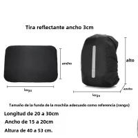Mochila Impermeable Reflectante 30-40L Para Deportes Al Aire Libre Senderismo Nocturno Seguridad Camping Montañismo Cubierta De Lluvia a Prueba De Polvo - details 0