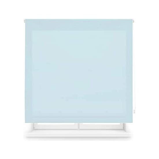 DECORBLIND Estor Enrollable Translúcido Liso fácil instalación a Pared o Techo - Estor Enrollable Fácil de Limpiar y Instalación Versátil – Estor Translúcido Protección de Rayos UV y Aislamiento del frío y calor - Estor Multiples Medidas y Colores