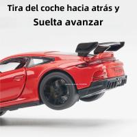 Coche De Deportes 911 GT3 a Escala 1/32 Con Sonido Luz Y Función Retroceso Puertas Abiertas Regalo Para Niños Modelo De Cuerpo De Aleación Y Neumáticos De Goma - details 5