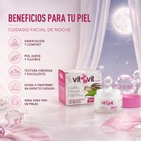 Crema Facial de Noche con Baba de Caracol VIT VIT 50 ml | Hidratante y Nutritiva para Todo Tipo de Pieles | Diet Esthetic - details 0