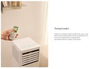 CREATE - Aire acondicionado portátil 3 en 1 7000BTU con deshumidificador 36L/día, color blanco - SILKAIR HOME 36L - details 7