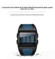 Reloj Deportivo Digital Para Hombres SANDA Resistente Al Agua 5Bar Big Dial Luminoso Alarmas Chronógrafo Multifuncional Reloj De Pulsera Casual - details 15