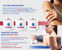 NIVEA Repara & Cuida Glicerina y Vitamina E: Pack ahorro de 2 unidades de 400ml, total 800ml - details 2