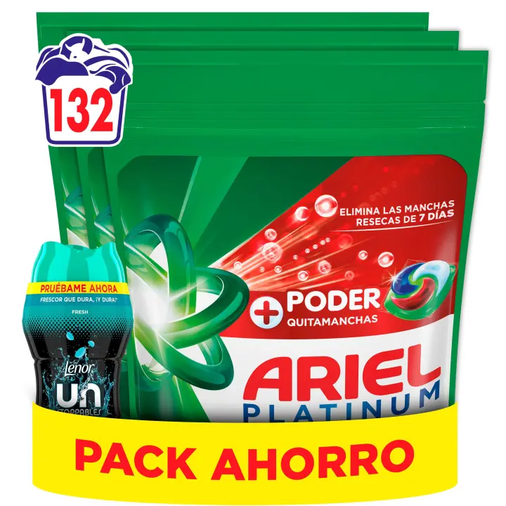 ARIEL Pods Oxi 105 o 132 Lavados + Perlas 150 gr - 1