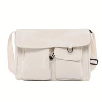 Bolso Bandolera Para Mujer Pequeño Con Diseño De Margarita Versátil Minimalista Moderno Gran Capacidad Algodón Unisex - details 9