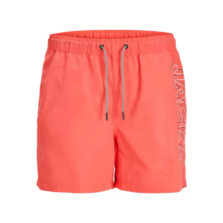 JACK&JONES 12253118 JPSTFIJI JJSWIM DOUBLE LOGO SN LY Hombre Bañador Playa Piscina Bermuda 29325 - 1