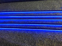 Tira De Luz Ambiental Para Coche 64 Colores RGB Adhesivo LED De Acrílico Accesorios De Repuesto Para Interior Del Coche - details 2
