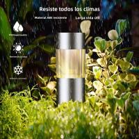 Luces Solares Para Camino Exterior Impermeables De Acero Inoxidable Iluminación De Jardín LED Para Entrada Camino Patio Jardín - details 2