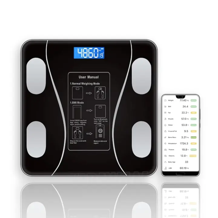 Báscula Electrónica Digital con Pantalla LED Pesaje Corporal | Karawan - 1