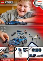 LEGO 77249 Speed Champions Coche de Carreras Williams Racing FW46 F1, Vehículo de Fórmula 1 de Juguete y 1 Minifigura de Piloto para Coleccionar, Regalo para Niños y Niñas de 10 Años o Más - details 0