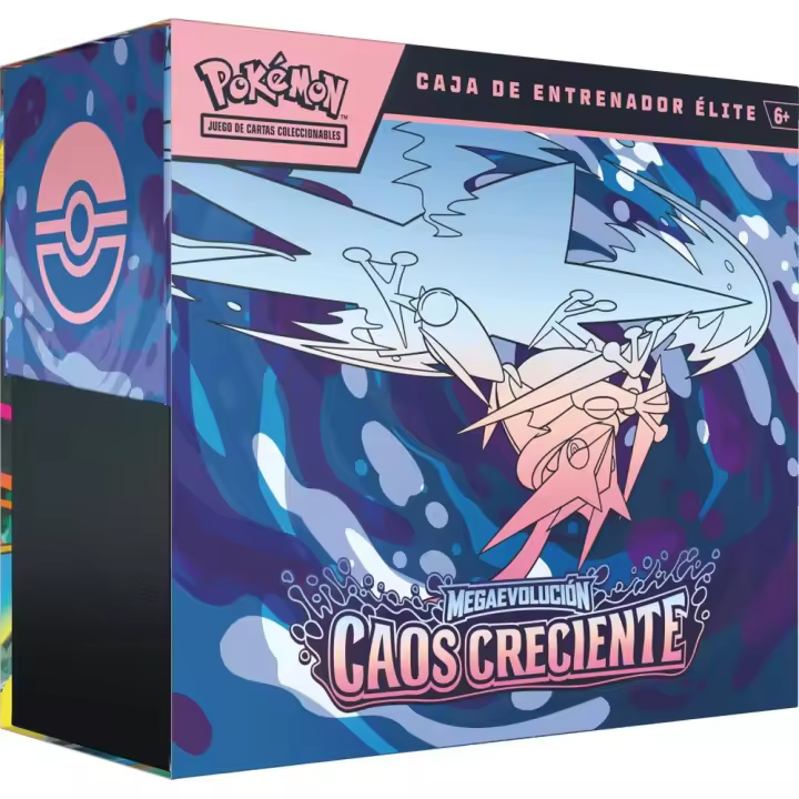 POKEMON JUEGO DE CARTAS COLECCIONABLES CAJA DE ENTRENADOR ÉLITE MEGA EVOLUCIÓN CAOS CRECIENTE POKEMON JCC TCG - 1