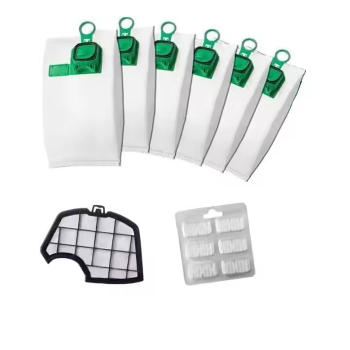 8pcs Bolsas De Aspiradora De Vacío Para Vorwerk Kobold VK140 VK150 FP140 FP150 Reemplazo HEPA Material De Tela - 1