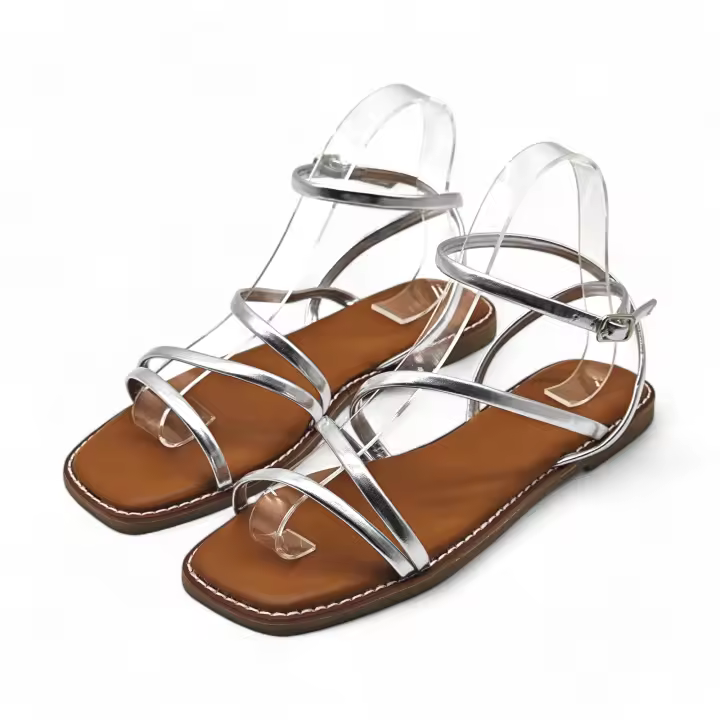 Calzados soraia, sandalias plana para mujer uso casual, ideal para un look de verano, Entrega 24/72h a Elegante De moda Bohemio Vacación De moda Guay Elegant Fashionable Rhinestone Bohemian - 1