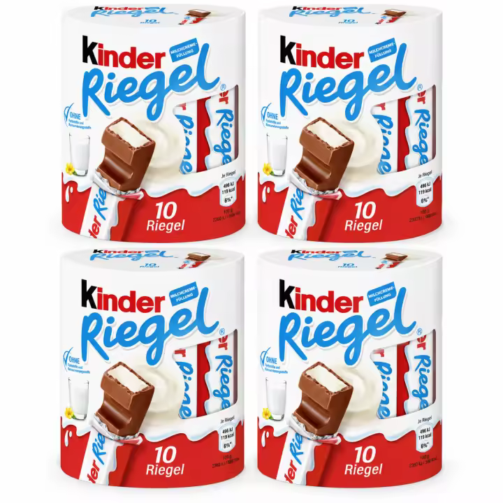 Kinder CHOCOLATE riegal - 40 chocolatinas - 1