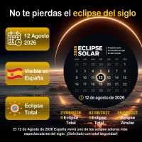 Life Basics Pack 12 Gafas Eclipse Solar Homologadas | Certificación CE y EN ISO 12312-2 | Gafas para Ver el Eclipse Solar 2026 | Observación Segura del Sol | Eclipse Total 12 de Agosto de 2026 España - details 3