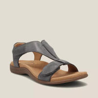 SP Sandalias de mujer de gran tamaño, estilo retro, with Suela Gruesa y Velcro, para Exterior, Para, Playa y Bow. - details 2