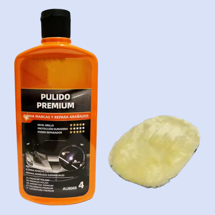 picolar CERA DE PULIDO PREMIUM 500ML + GUANTE DE LAVADO DE COCHE - 1