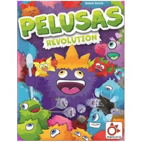 Pelusas Revolution - Juego de Cartas Familiar 2-6 Jugadores Mercurio Juego, mesa, entretenimiento, diversión, familia, amigos, estrategia, tablero, cartas, retos, equipos, creatividad, clásico, moderno, temático, dinámico, competitivo - 1