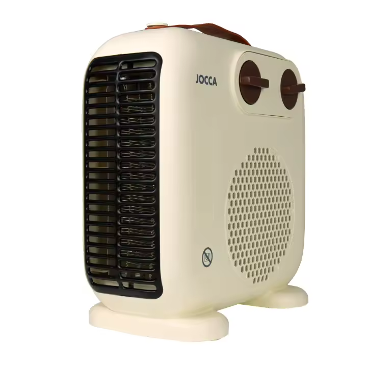Jocca Calefactor Termoventilador 2000W con Termostato Regulable, Función Ventilador y Diseño Compacto Portátil - 1
