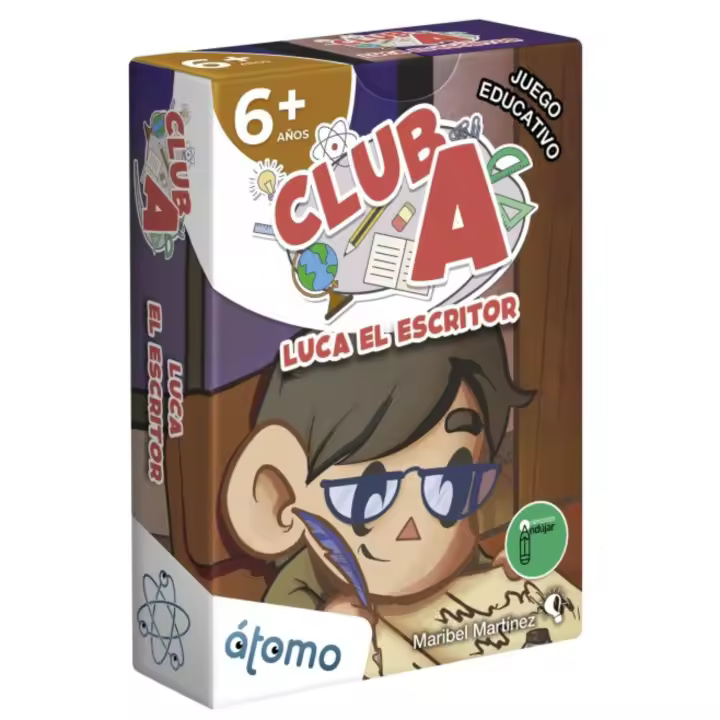Club A – Luca el Escritor | Juego Educativo de Lenguaje y Lectoescritura +6 | Átomo Games - 1
