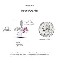 Encantos De Viaje Para Café Plata Charms Para Perros Y Gatos Corazón De Cuentas Adecuados Para Pulsera Original DIY Tendencia Clásica Vintage Romántica - details 362