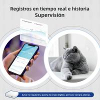 Sensor Inteligente De Temperatura Y Humedad MOES Tuya Zigbee Para Interior Monitoreo Por APP Compatible Con Alexa Y Google Home Batería Recargable - details 2