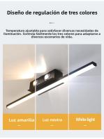 Lámpara De Techo LED Moderna Para Sala De Estar Decoración De Hogar Y Dormitorio Con Luz Variable De 3 Colores Instalación Suelta - details 5