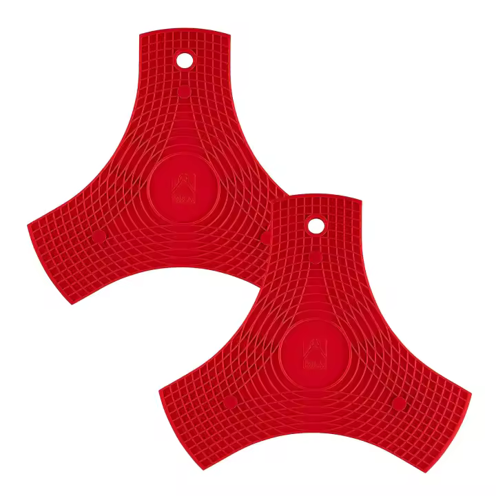 BRA Safe - Conjunto de 2 Protectores Imantados Multiusos en Silicona. Rojo - 1
