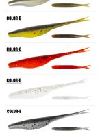 Spinpoler 10pcs Señuelo De Pesca Jerk Minnow Con Cola Dividida 7cm TPR Flotante Plástico Suave Para Pesca En Río Lago Oceánico - details 7