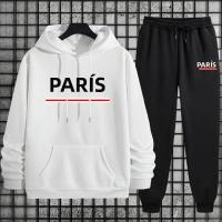 Conjunto De Ropa Deportiva Para Hombre 2025 Prenda Esencial Con Sudadera Y Pantalones Para Comodidad Diaria Otoño Invierno Estilo París - details 8