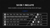 Set De Destornilladores Eléctricos 50 En 1 Con Bit Magnéticos Phillips Torx Herramienta De Reparación Profesional Con LED Y Tipo-C Para iPhone PC Juguetes - details 5