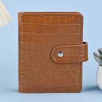 Cubierta De Cuero PU Para Cuaderno A7 De Color Cocodrilo Con 6 Anillos Clip-on Estuche Para Libros De Notas Y Diario De Estaciónery - details 3